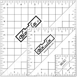 Bloc Loc set #3 bevat 1.5", 3.5" &amp; 5.5" linialen