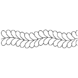  3" Feather Border 