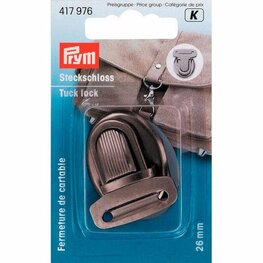 Prym TT-slot zwart-zilver 26mm