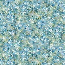 Stof 3687 Blue