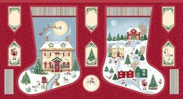 Stof 239 Panel Kerstsokken