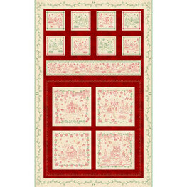 Stof MAS11090-RG Christmas Time van Maywood Studio Panel