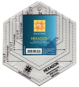Hexagon Ruler 5  Inch