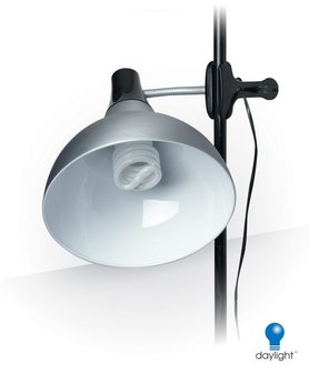  Kunstenaars Studio Klemlamp Zilver E31475