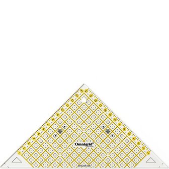 Liniaal Patchwork-driehoek 1/2 kwadraat in cm Prym