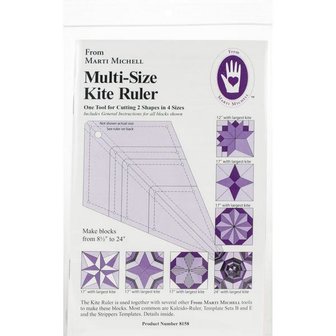 Marti Michell Multi size kite ruler 