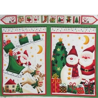  Panel Novelty Santa Sacks 