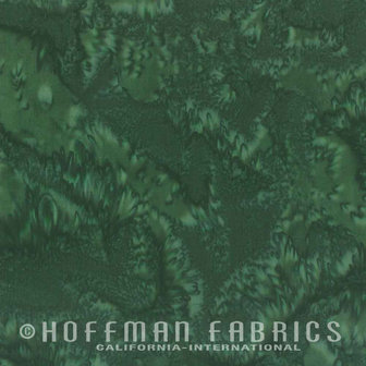 Hoffman Batik Christmas Green 189