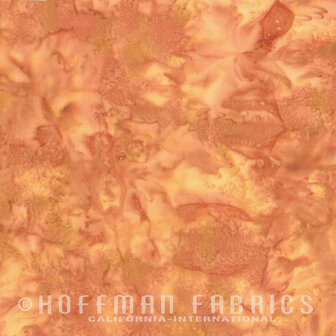 Hoffman Batik Orange 013