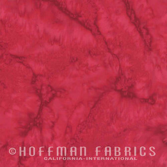 Hoffman Batik Red 005