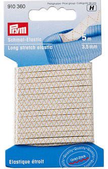 Prym/Goldzack Elastiek 3,5 mm wit