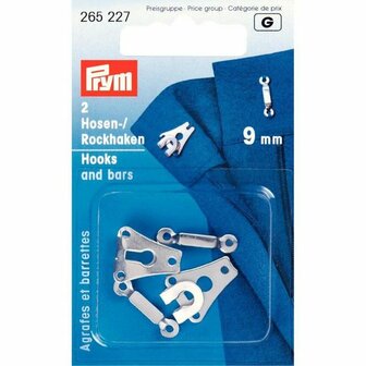 Prym Broek en rokhaken 9 mm