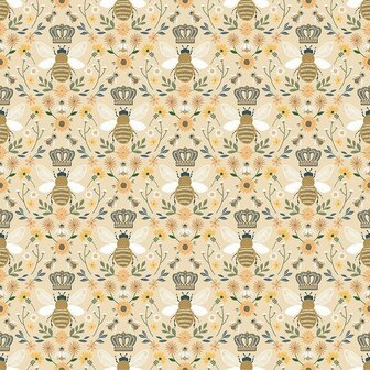 Stof D-3057 Sand Bees Knees  by Dear Stella
