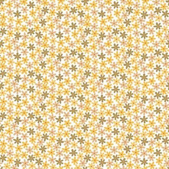 Stof D-3056 White Bees Knees by Dear Stella
