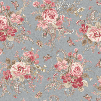 Stof MAS 11131-B  Meadow Blush by Maywood Studio