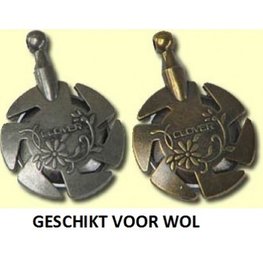 Thread Cutter Pendant Clover (voor wol)