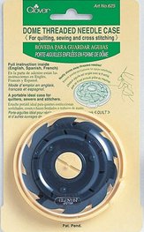 Dome Threaded Needle Case Clover