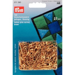 Gebogen messing veiligheidsspelden